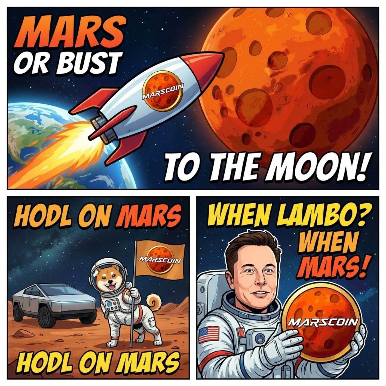 MarsCoin comic art