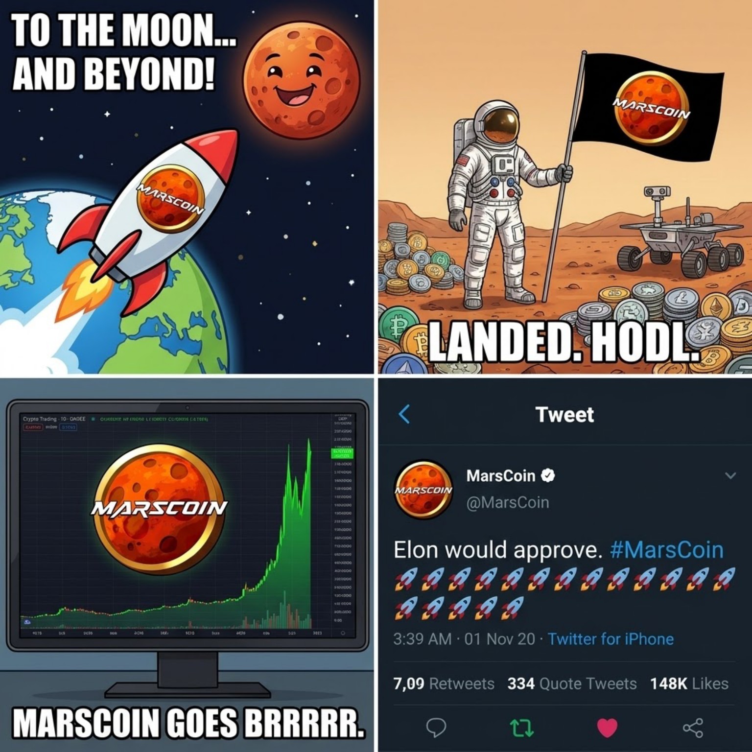 MarsCoin comic art